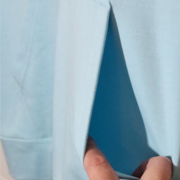 Life Is Good Light Blue Hooded Sweatshirt Size Men's XXL Fishing Gift Soft - Picture 5 of 8